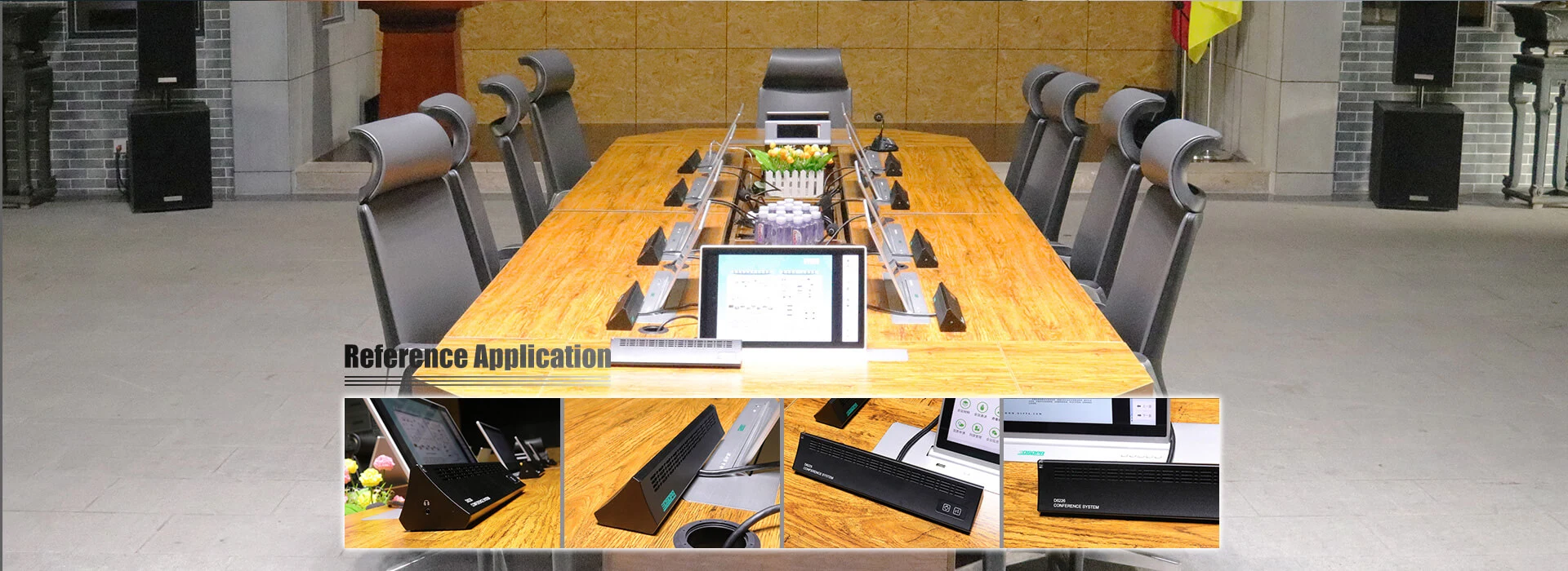 Array delegate Unit ไมโครโฟนระบบการประชุมดิจิตอลเต็มรูปแบบ