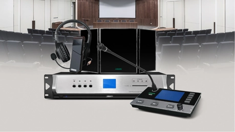 Digital Infrared Simultaneous Interpretation System for International Conferences D6391 - 翻译中...