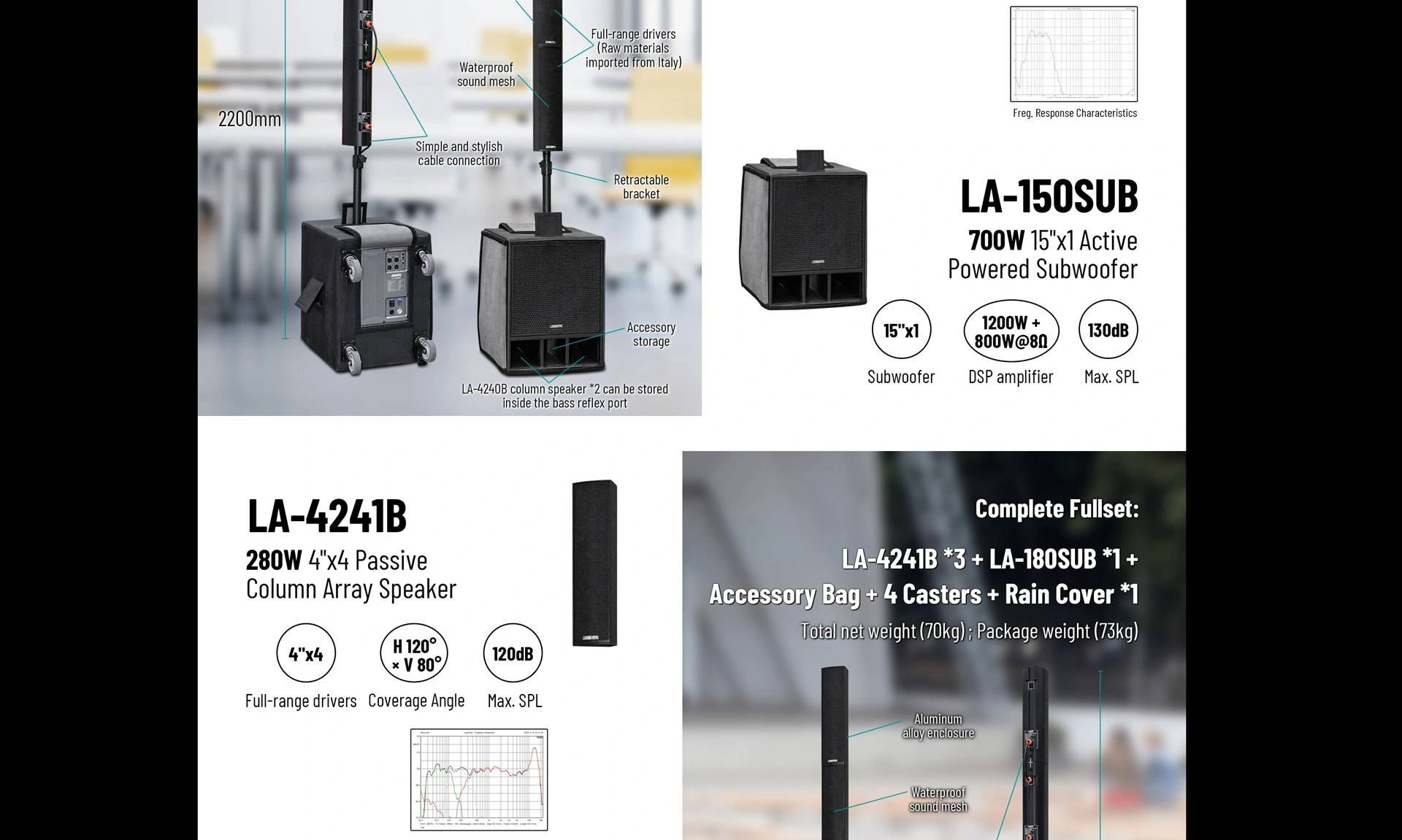 Professional Line Array Speaker System - 翻译中...