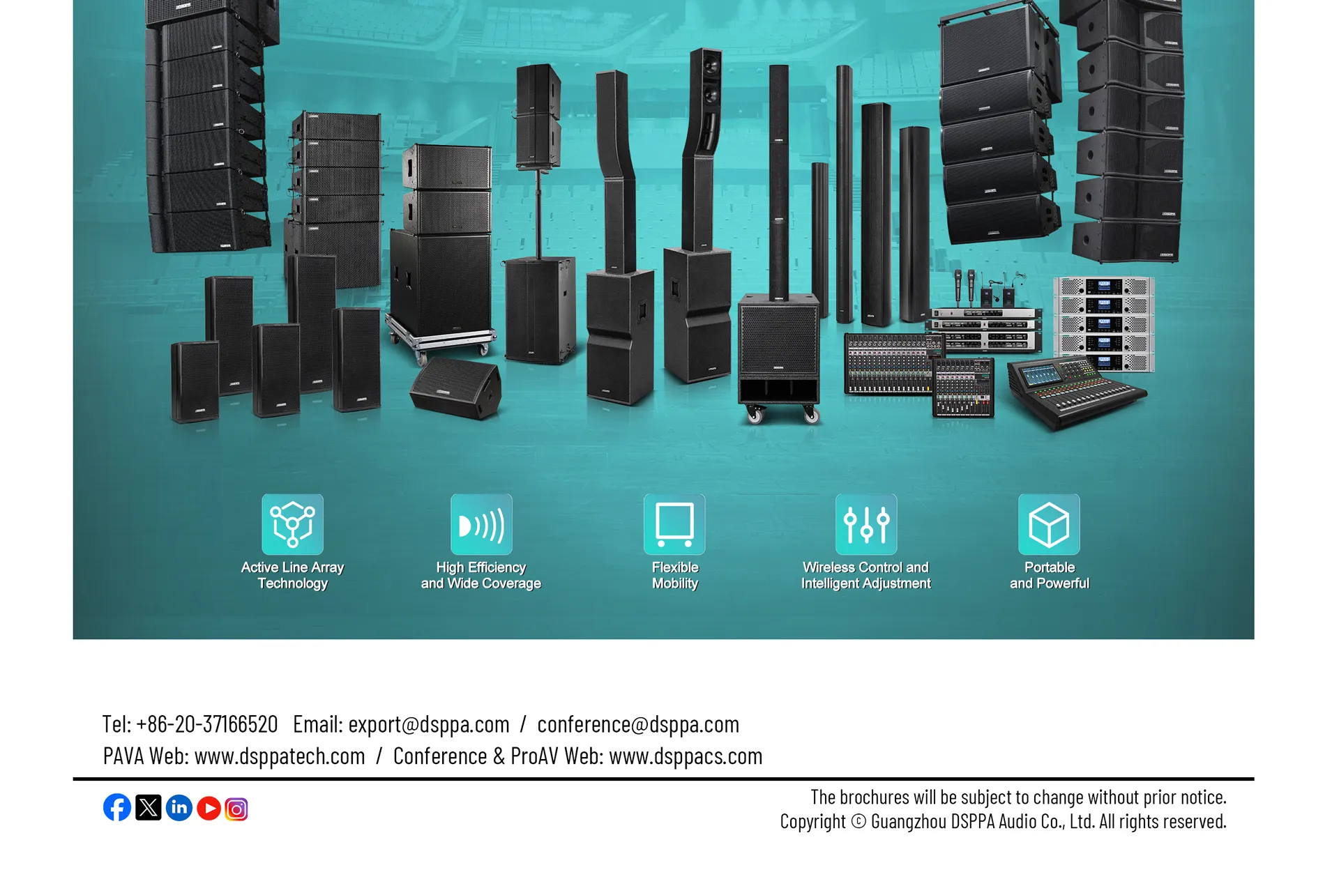 8Ω 350W Professional Conference Speaker - 翻译中...