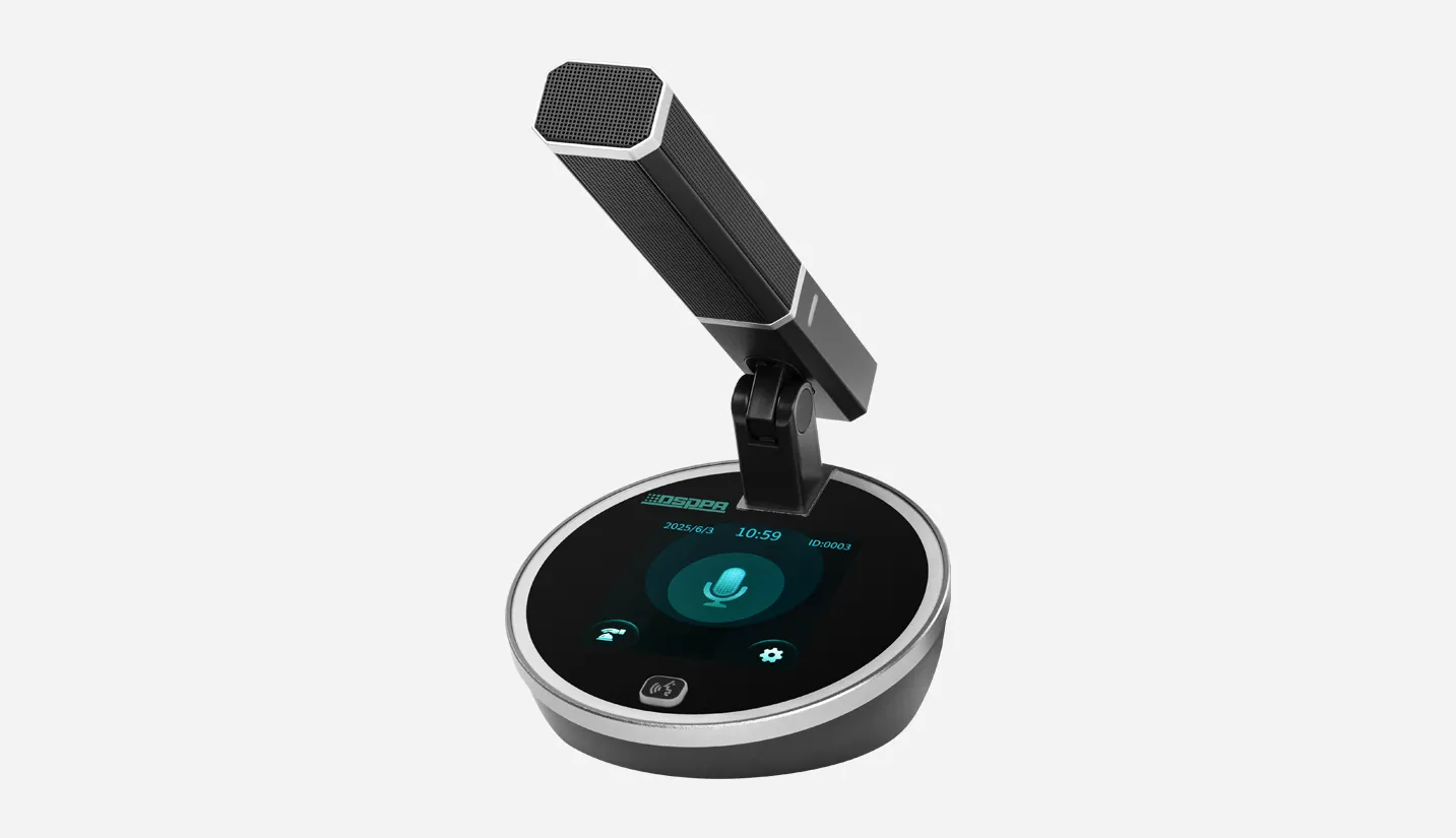 Desktop Digital Conference System Delegate Unit with Voting - 翻译中...