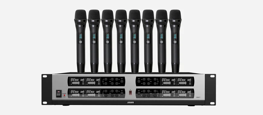 True Diversity UHF Wireless Microphone System (8 rechargable hand-held mic) - 翻译中...