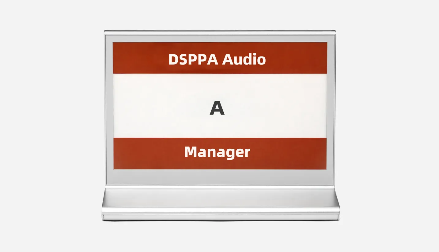 7.3 Inch Double-Sided Six Color E-Ink Screen Meeting Nameplate - 翻译中...