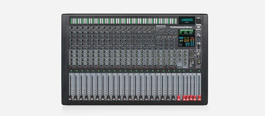 24-Channel 4-Group Bus Mixing Console - 翻译中...