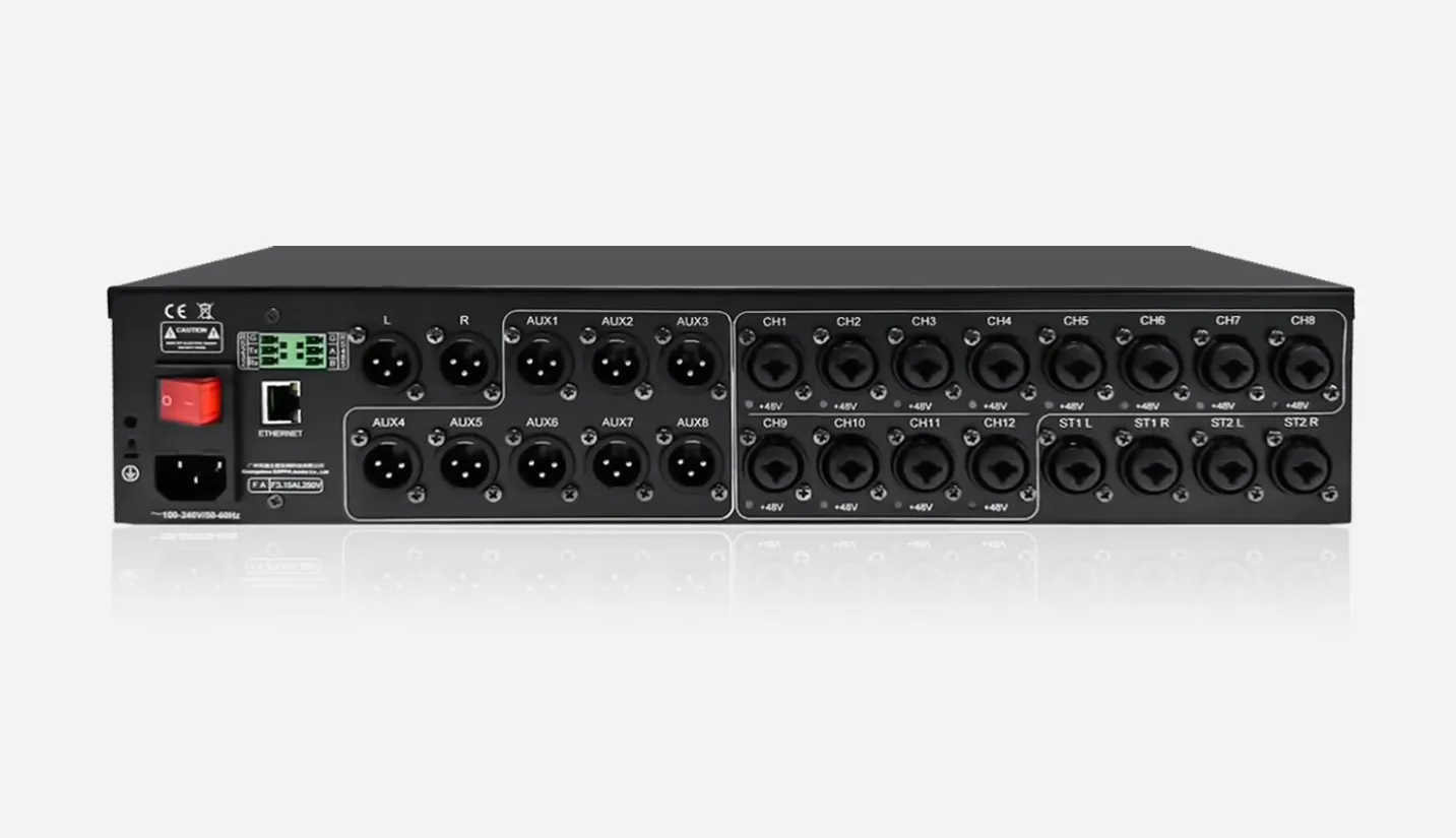 16-Channel Rack-mounted Digital Mixing Console - 翻译中...