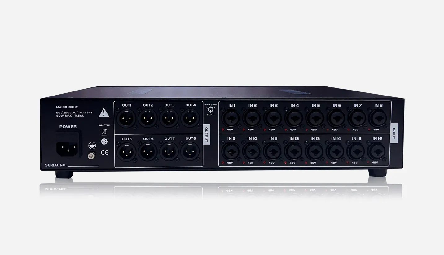Professional Rack Mountable Digital Stage Box - 翻译中...