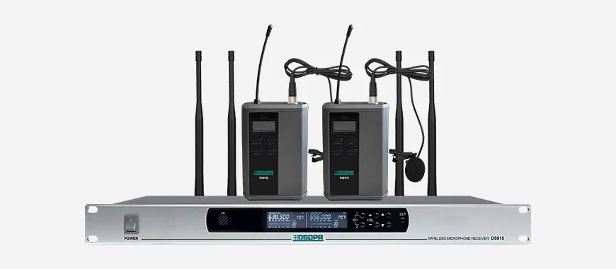 True Diversity UHF Wireless Lavalier Microphone System - 翻译中...