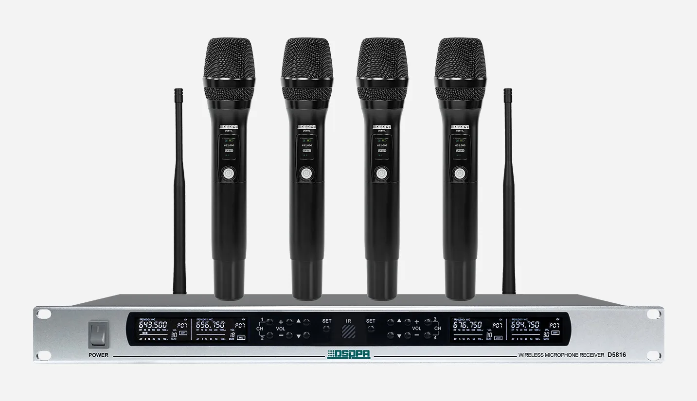 True Diversity UHF Wireless Microphone System - 翻译中...